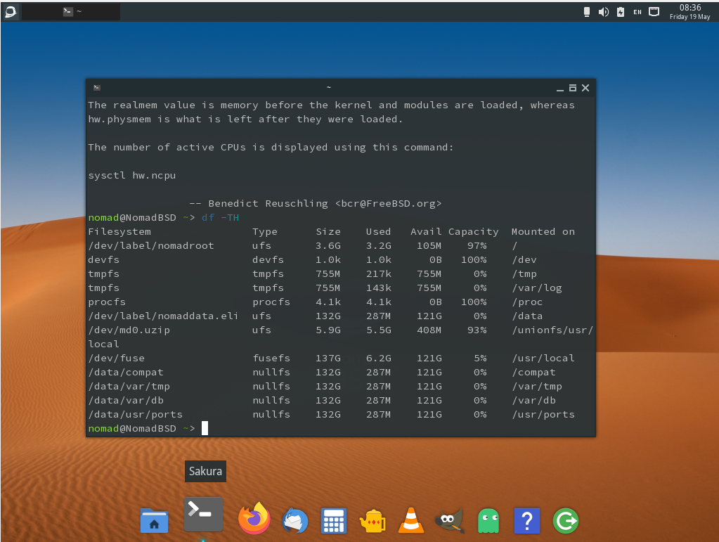 随身携带的FreeBSD U盘系统——Nomadbsd